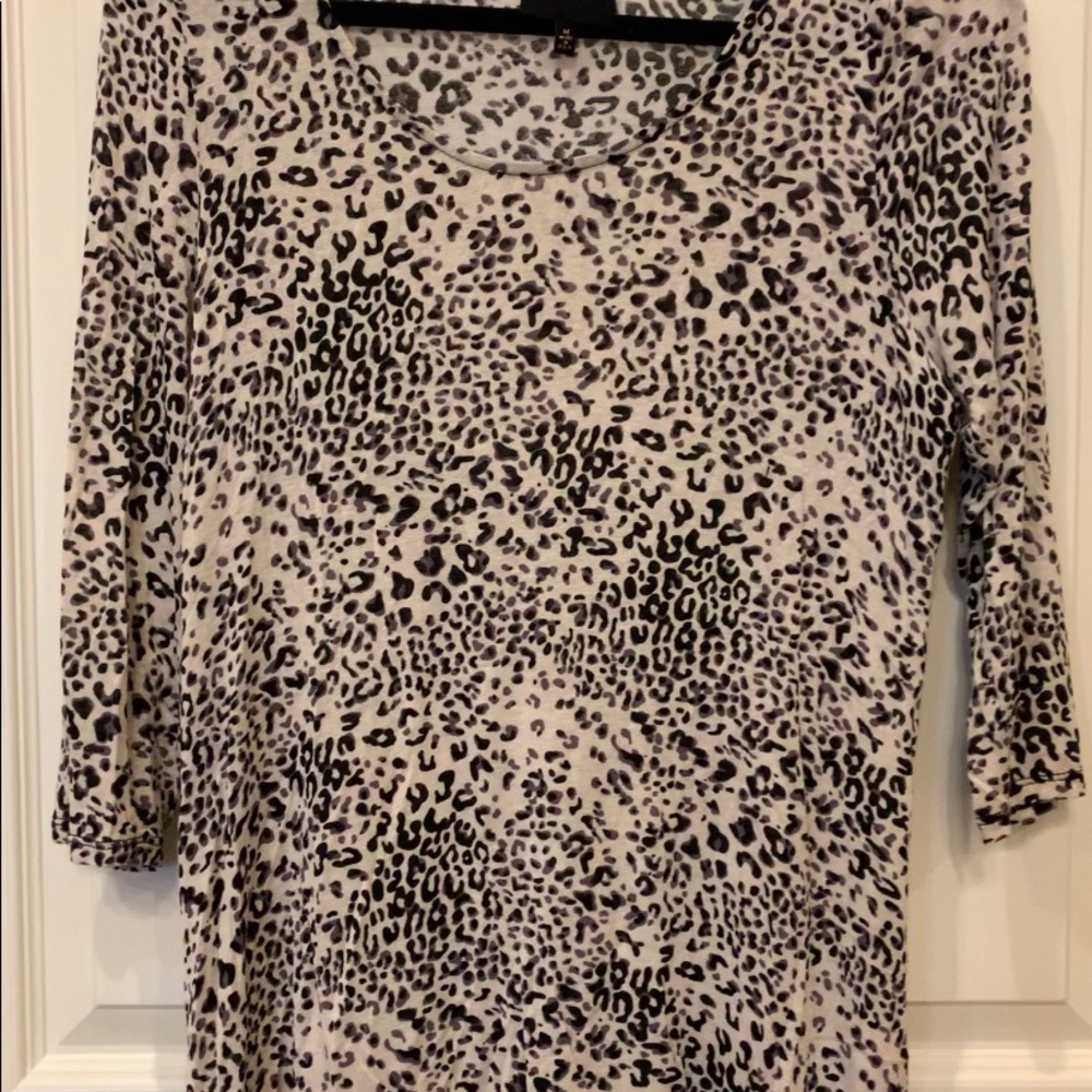 W5 Animal Print Top - Size M